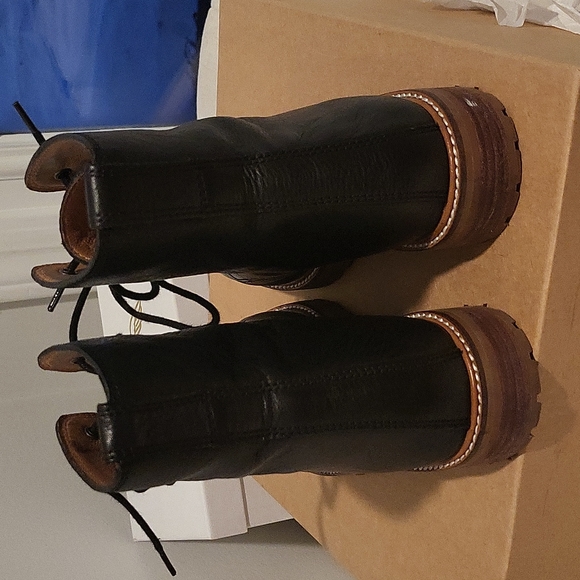 Madewell leather combat boots - Picture 4 of 7